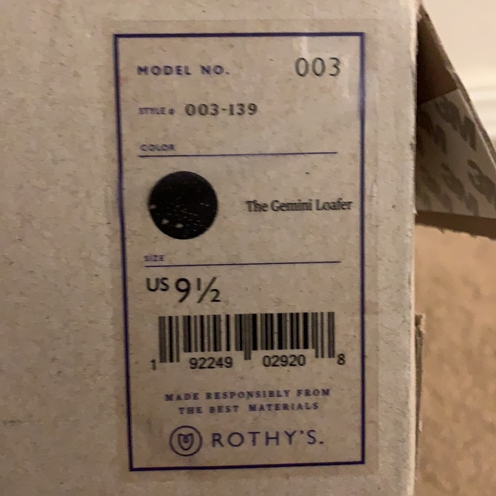 Rothy’s Gemini Zodiac Loafers, size 9.5 - Picture 5 of 5